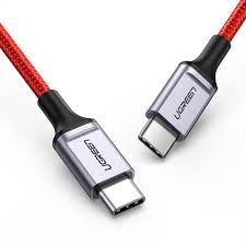 Ugreen PowerLine USB-C to USB-C 1m Building - Red - Telephone Market