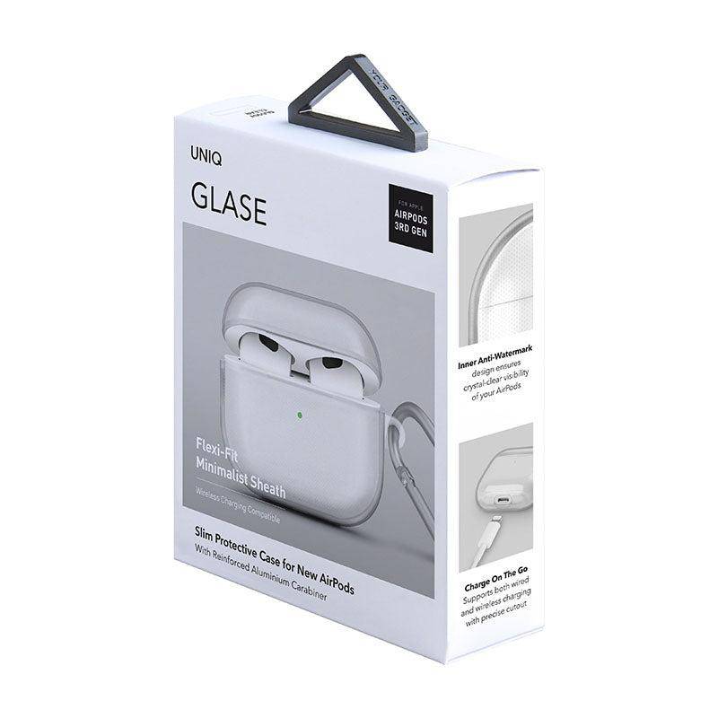 UNIQ For Airpods 3 Glase Hang Case - Clear, Headphone & Headset Accessories, UNIQ, Telephone Market - telephone-market.com