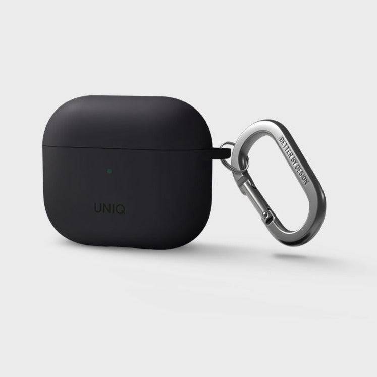 UNIQ For Airpods 3 Nexo Active Silicone Case With Sports Ear Hooks - Grey, Headphone & Headset Accessories, UNIQ, Telephone Market - telephone-market.com