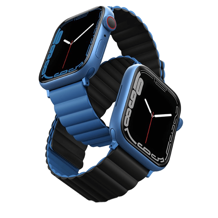 UNIQ For Apple Watch 40/41mm Revix Reversible Magnetic Strap - Blue/Black, Smart Watch Accessories, UNIQ, Telephone Market - telephone-market.com