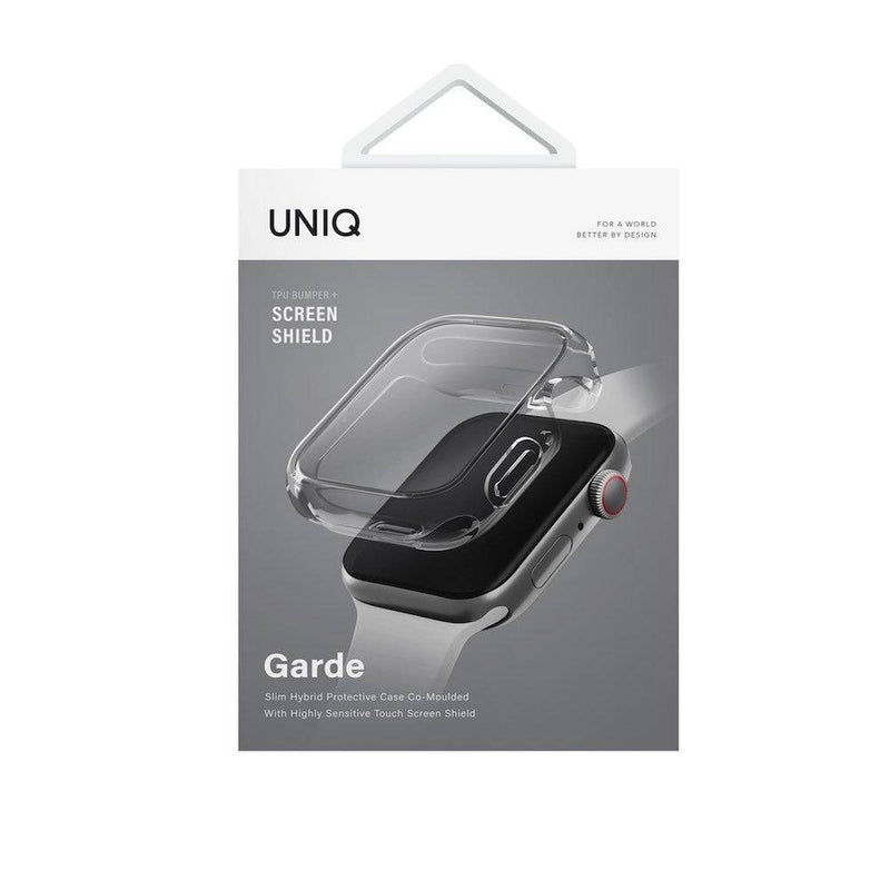 UNIQ For Apple Watch 41mm Garde Hybrid Case with Screen Protection - Clear, Smart Watch Case, UNIQ, Telephone Market - telephone-market.com