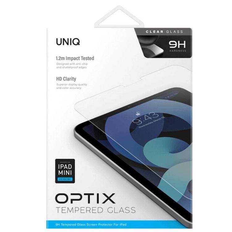 UNIQ for iPad Mini 2021 Optix Glass Screen Protector - Clear, Screen Protectors, UNIQ, Telephone Market - telephone-market.com
