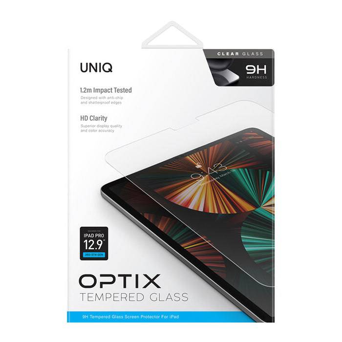 UNIQ for iPad Pro 12.9‑inch 2021 Optix Glass Screen Protector - Clear, Screen Protectors, UNIQ, Telephone Market - telephone-market.com