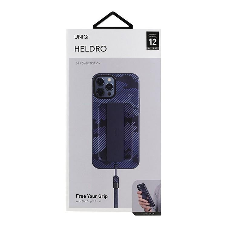 UNIQ For iPhone 12/12 Pro Hybrid Heldro Case - Marine Camo - Telephone Market