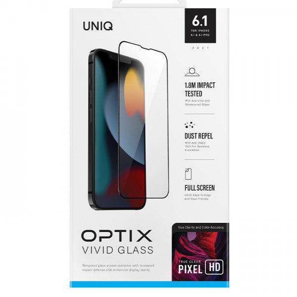 UNIQ for iPhone 13/13 Pro Optix Vvid Glass Screen Protector - Clear, Screen Protectors, UNIQ, Telephone Market - telephone-market.com