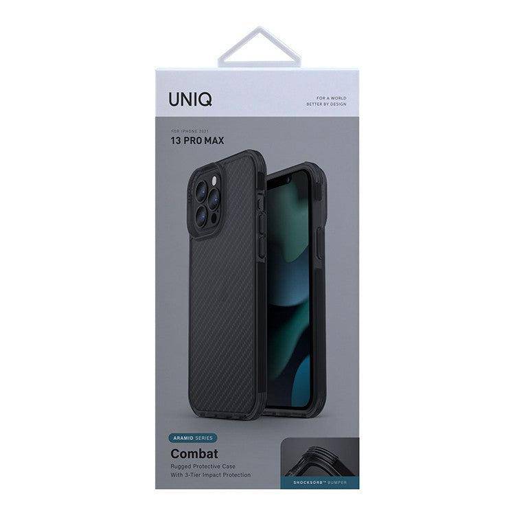 UNIQ For iPhone 13 Pro Max Combat Case - Aramid Smoke, Mobile Phone Cases, UNIQ, Telephone Market - telephone-market.com