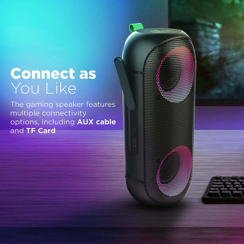 Vertux Rumba Immersive Wireless Speakers With "AuraSync" LED Lights, Speakers, Vertux, Telephone Market - telephone-market.com