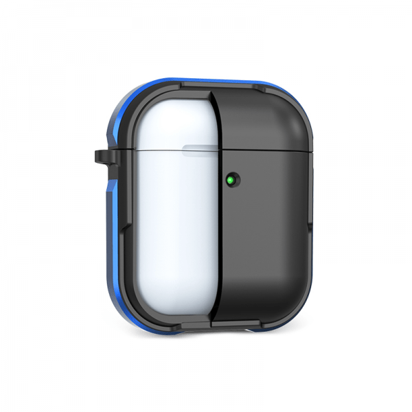 WiWU For Airpods Defense Strong Metal Prtection Case - Blue - Telephone Market