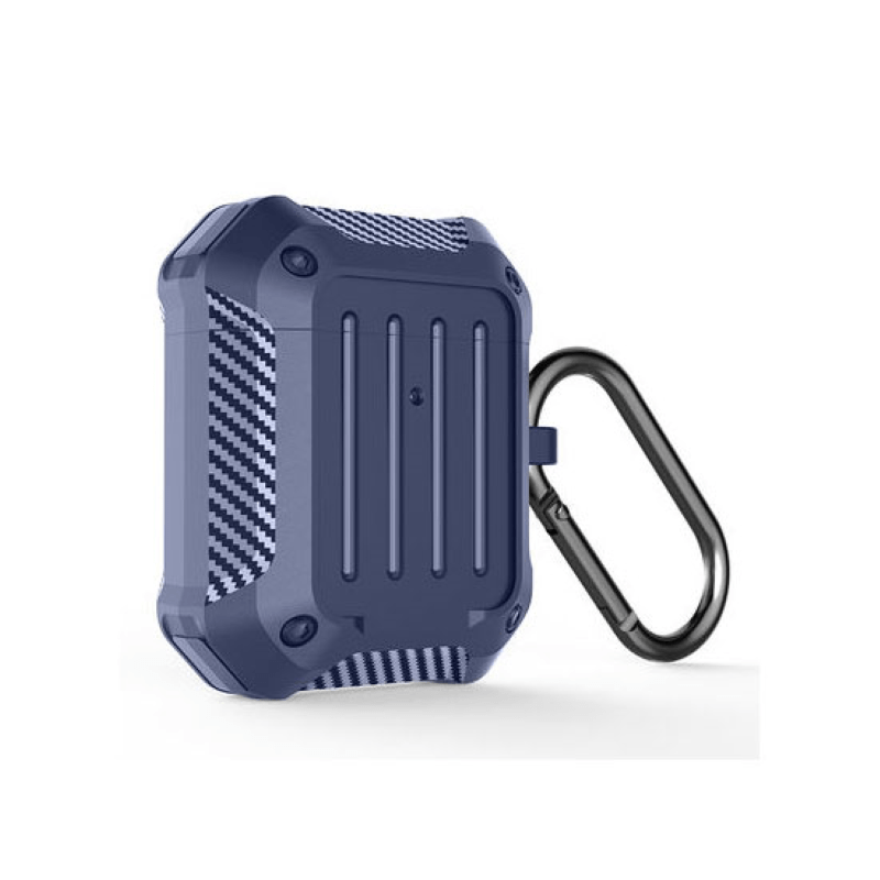 WiWU For Airpods Protectlve Case - Carbon Blue - Telephone Market