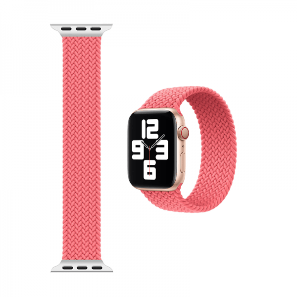 WiWU For Apple Watch 40/41mm Braided Solo Loop Band - Pink - Telephone Market