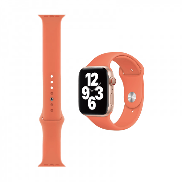 WiWU For Apple Watch 40/41mm Silicone Band - Orange - Telephone Market
