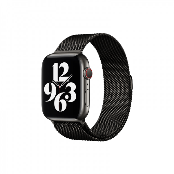 WiWU For Apple Watch 40/41mm Stainless Steel Band - Black - Telephone Market