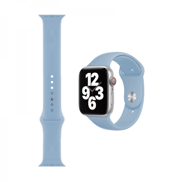 WiWU For Apple Watch 44/45mm Silicone Band - Lilac - Telephone Market