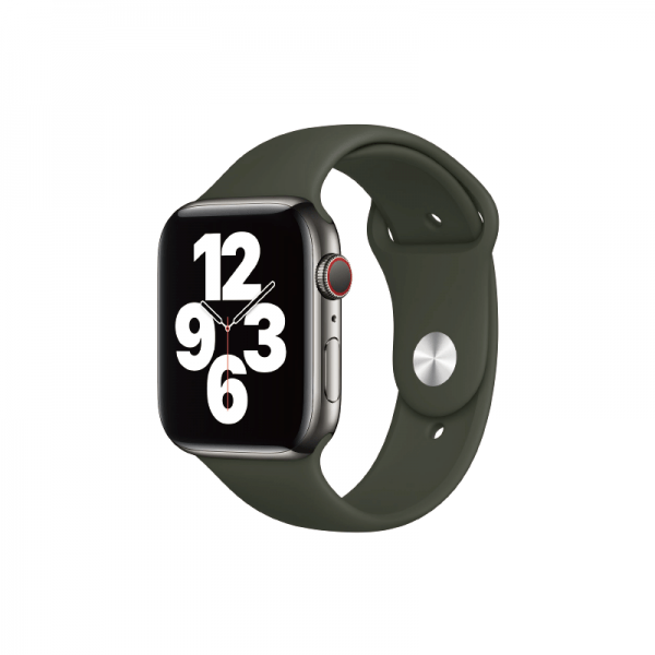 WiWU For Apple Watch 44/45mm Silicone Band - Olive - Telephone Market