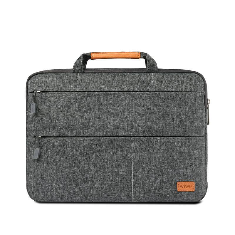 WiWU Laptop Stand Slim Design Laptop Sleeve 15.4-inch Bag - Grey - Telephone Market