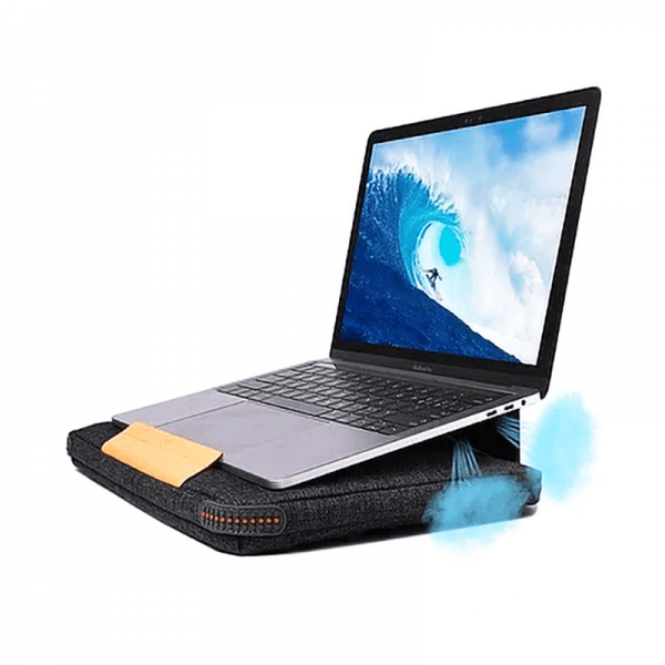 WiWU Laptop Stand Slim Design Laptop Sleeve 15.4-inch Bag - Grey - Telephone Market
