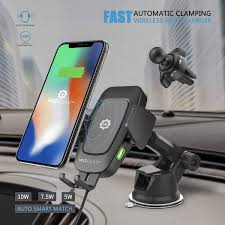WizGear Automatic Wireless Car Charging Mount - Telephone Market