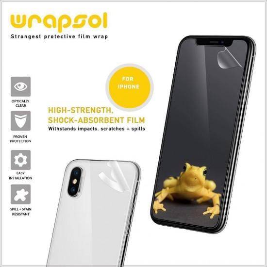 Wrapsol for iPhone X Anti-Shock Film 360 Protection - Telephone Market