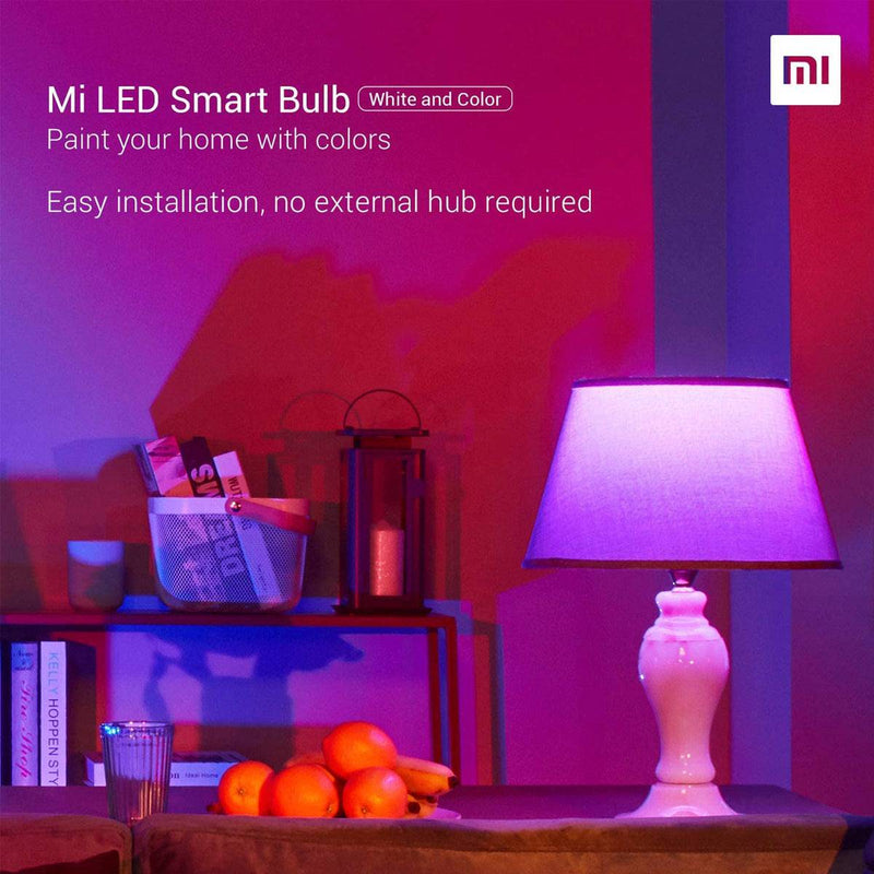 Xiaomi Mi LED Smart Bulb  2-Pack - White and Color, Smart Home, Xiaomi, Telephone Market - telephone-market.com